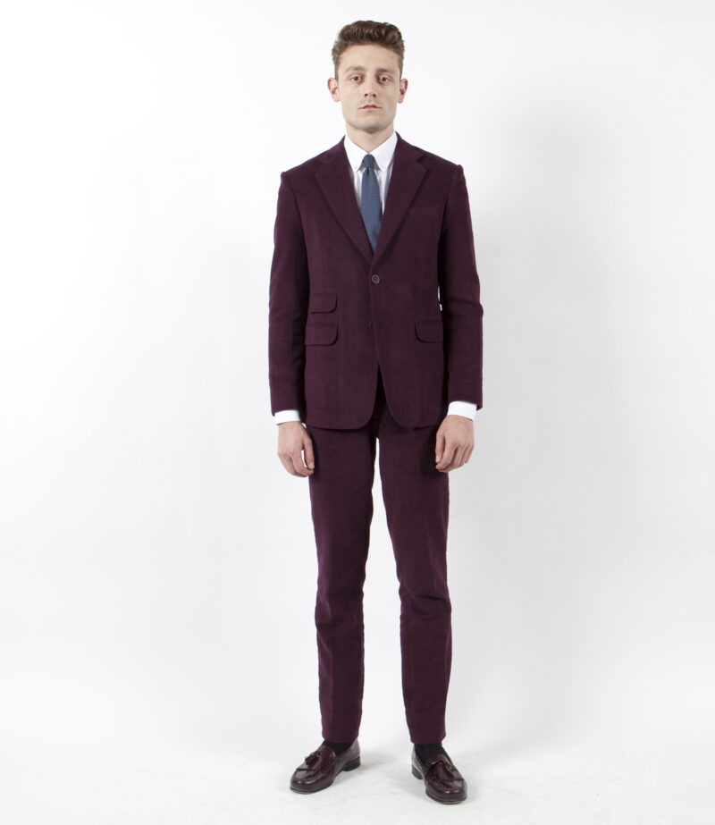 Burgundy Moleskin